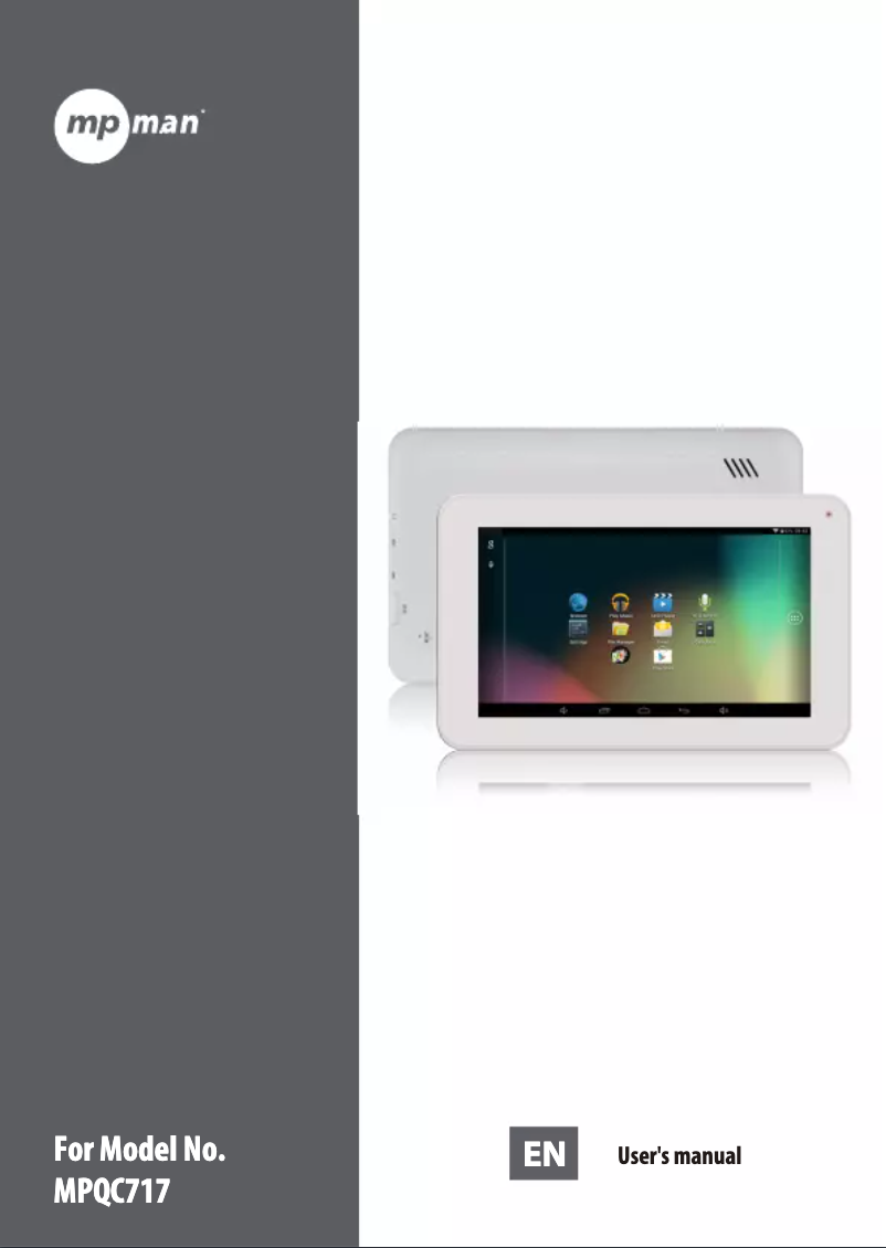 Image de la première page du manuel de l'appareil MPQC717