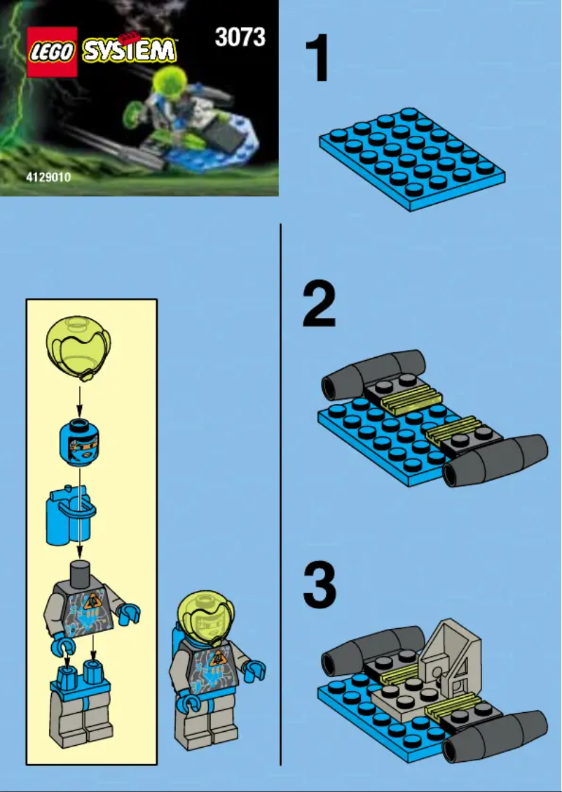Page 1 of the manual User Manual Lego SWARM INTRUDER