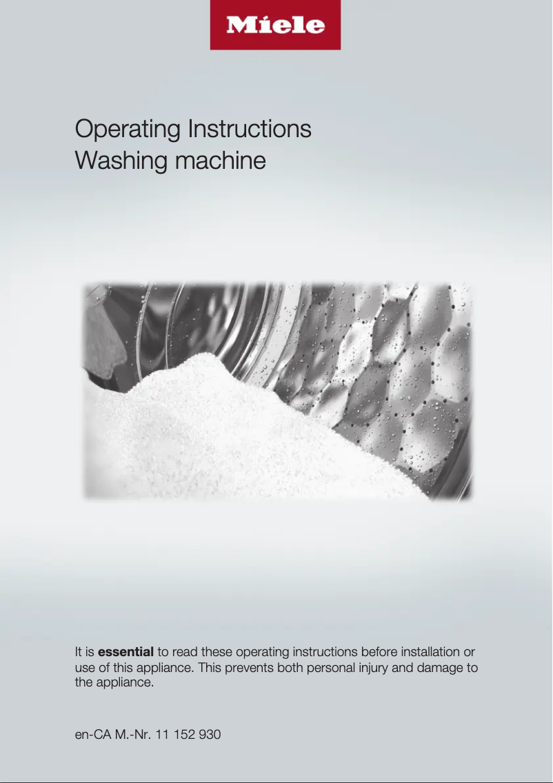 First page image of the manual for WWH 660 WCS