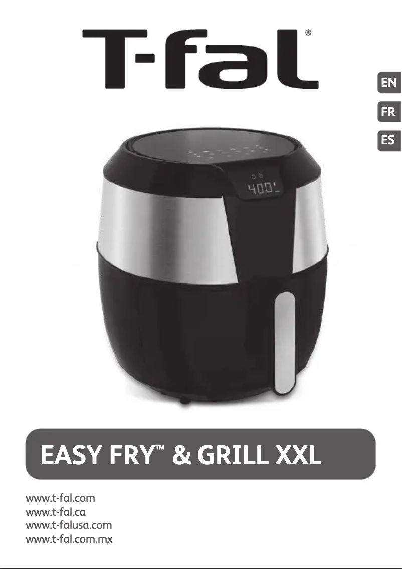 First page image of the manual for Easy Fry & Grill EY705D