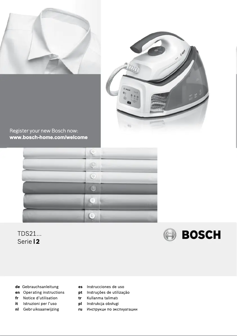 Page 1 of the manual User Manual Bosch Serie 2 TDS2110