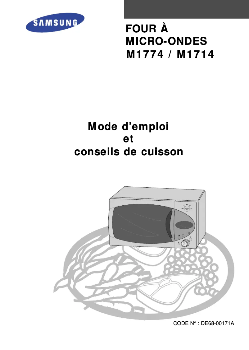 Page 1 of the manual User Manual Samsung M1714