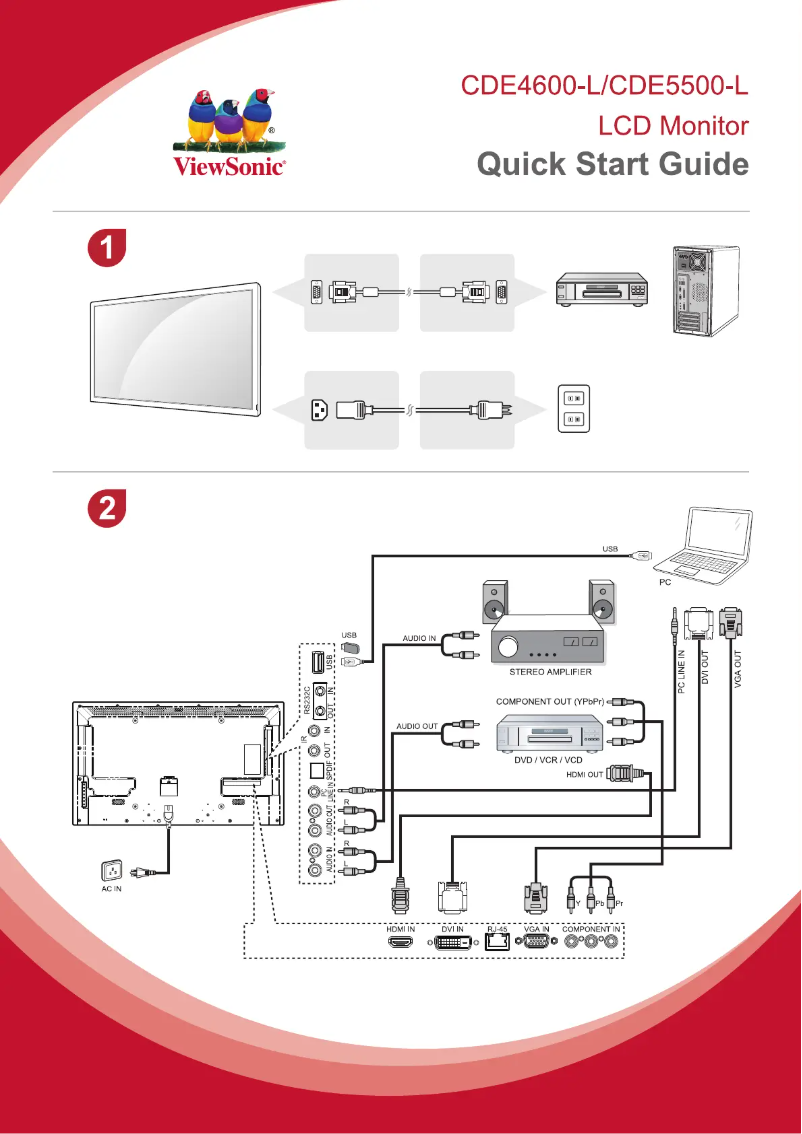 Image de la première page du manuel de l'appareil CDE4600-L