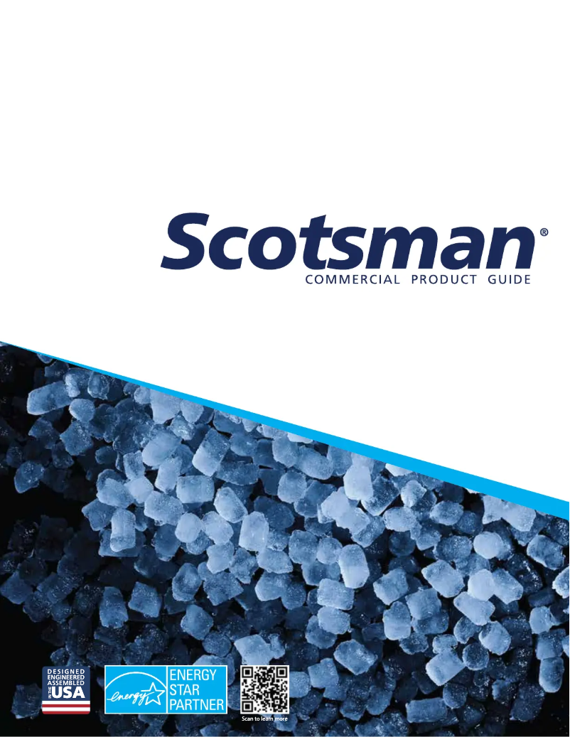 Page 1 of the manual User Manual Scotsman CU50PA-1A