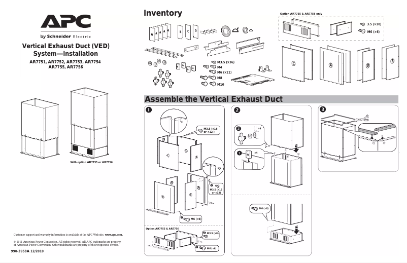 First page image of the manual for AR7754W