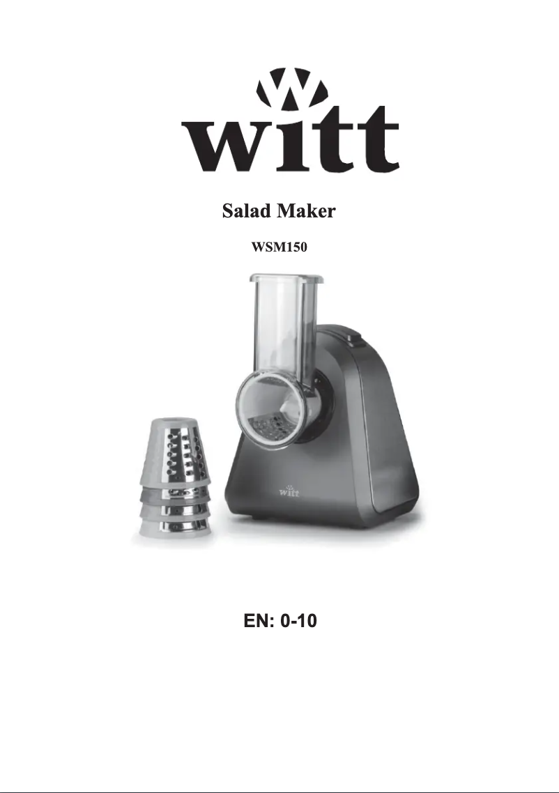 Page 1 of the manual User Manual Witt WSM150