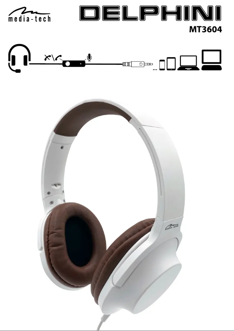 First page image of the manual for DELPHINI MT3604