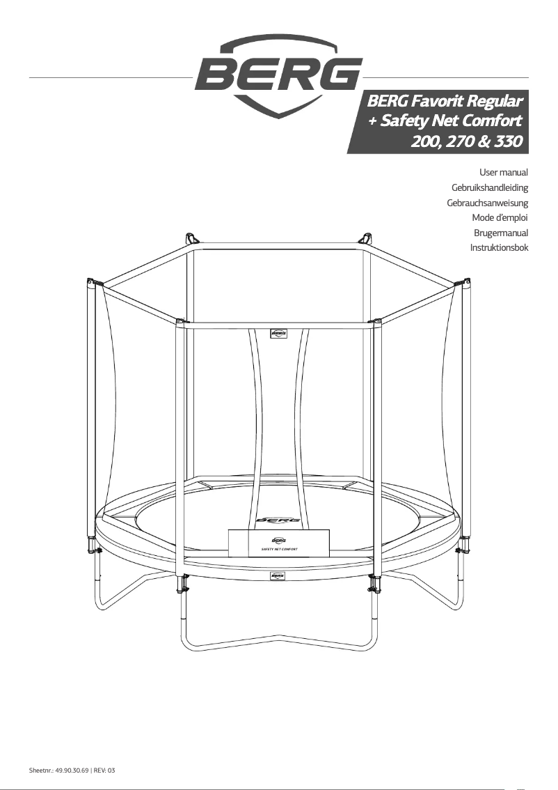 Page 1 of the manual User Manual Berg Favorit Regular