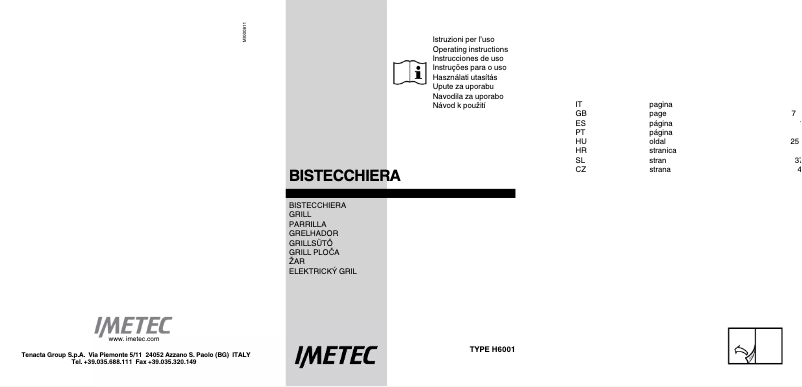 First page image of the manual for GL 2000