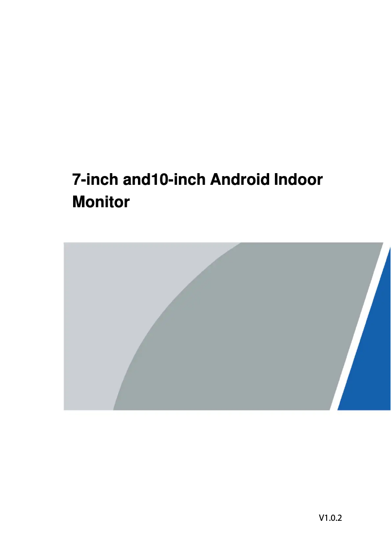 First page image of the manual for VTH8A21KMS-W