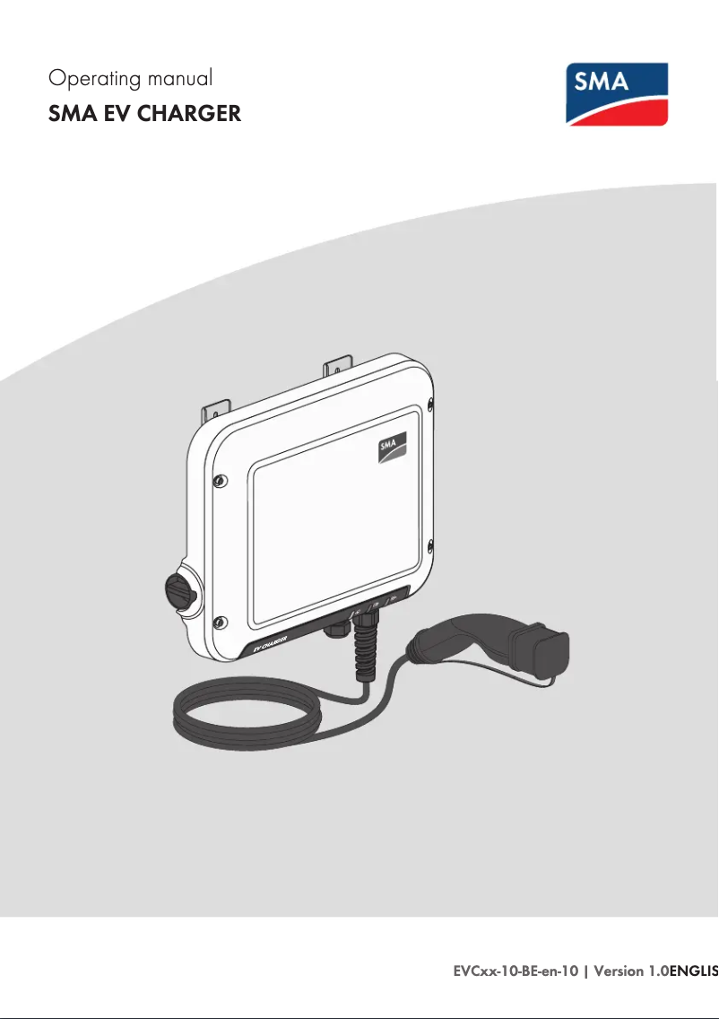 Page 1 de la notice Manuel utilisateur SMA 3PH EV Charger 22