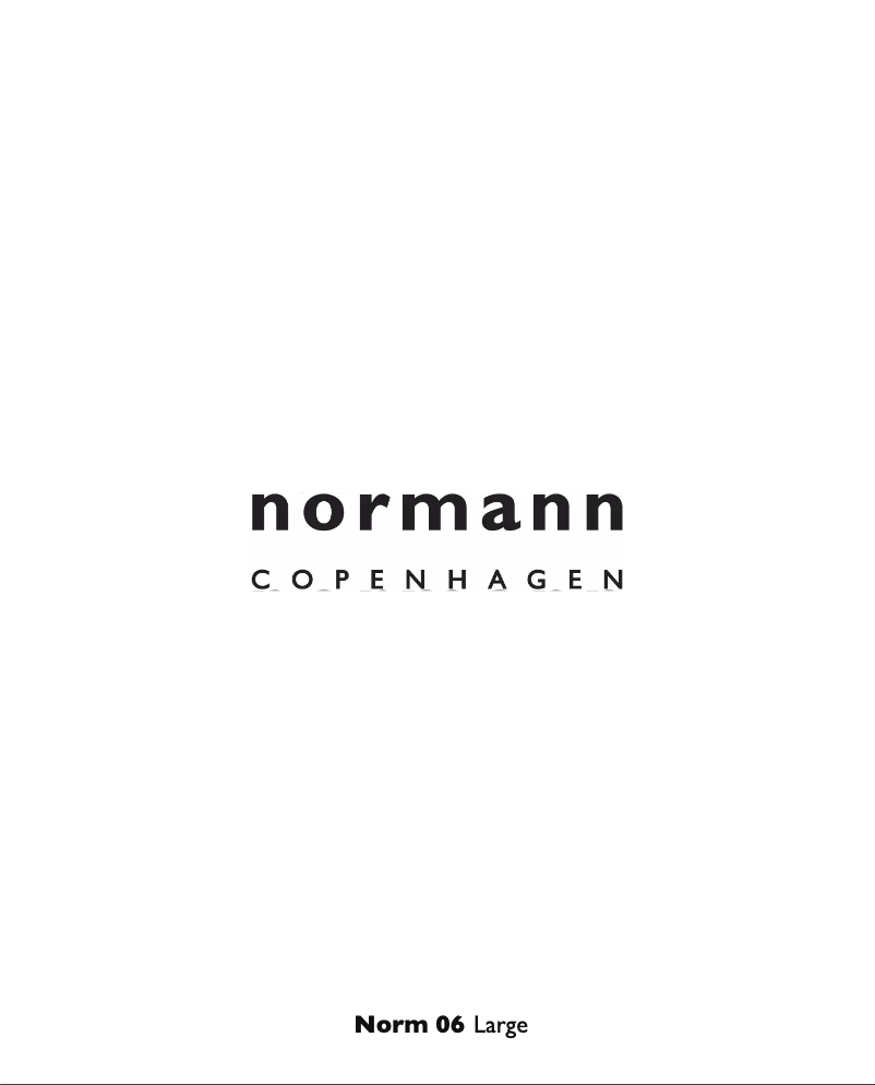 First page image of the manual for Norm 06