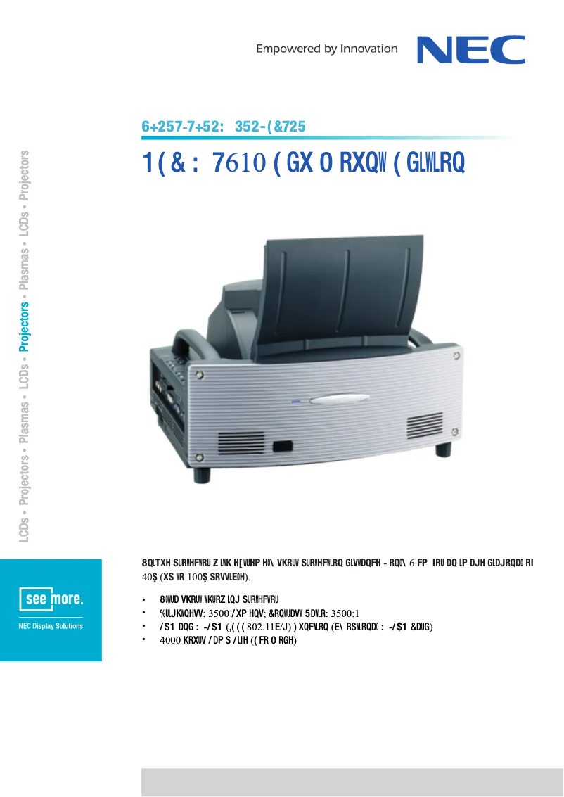 First page image of the manual for WT610