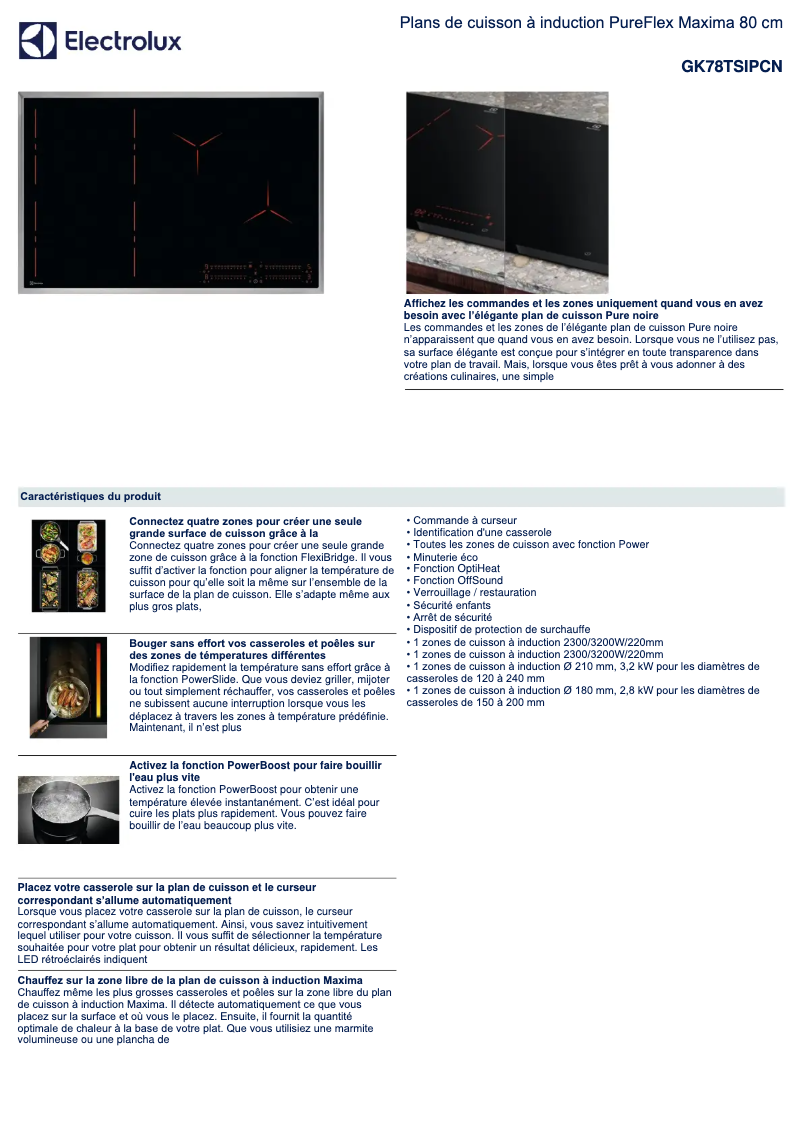 First page image of the manual for GK78TSIPCN