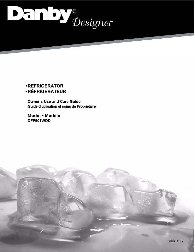 First page image of the manual for Designer DFF501WDD