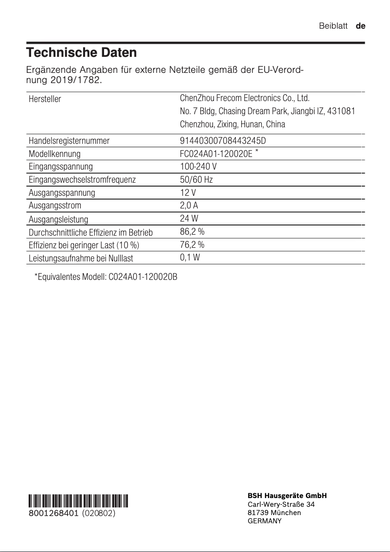 Page 1 of the manual Installation Guide Siemens XSDS10