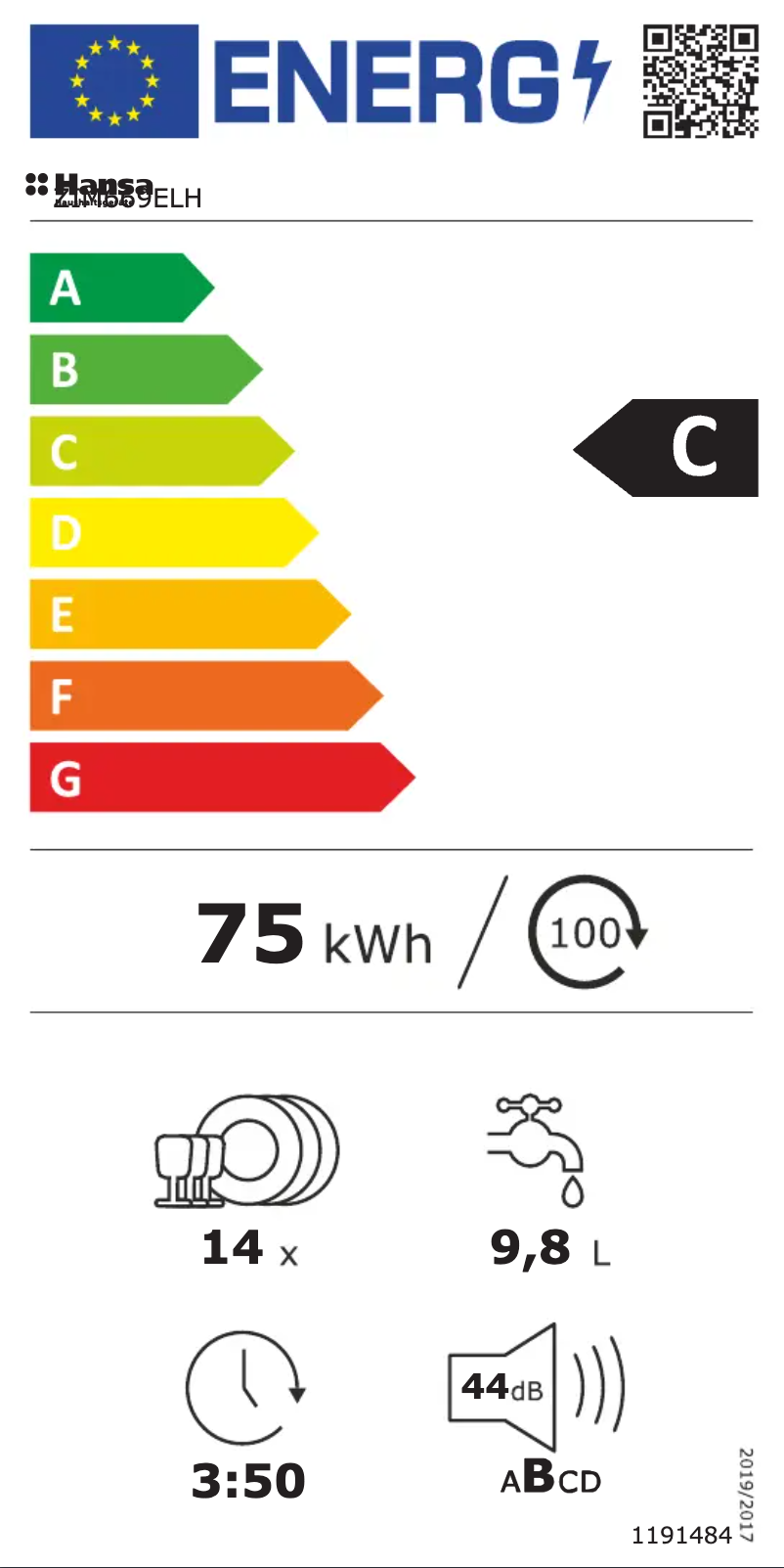 First page image of the manual for ZIM669ELH