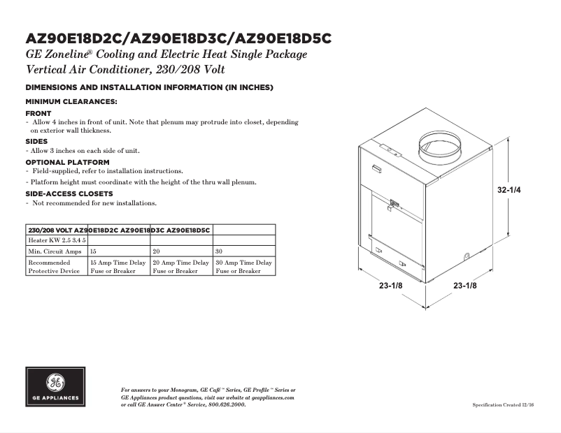 First page image of the manual for AZ90E18D2C