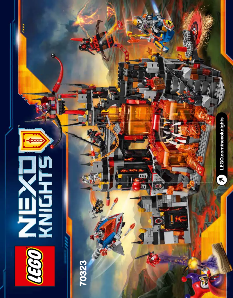 First page image of the manual for Nexo Knights 70323
