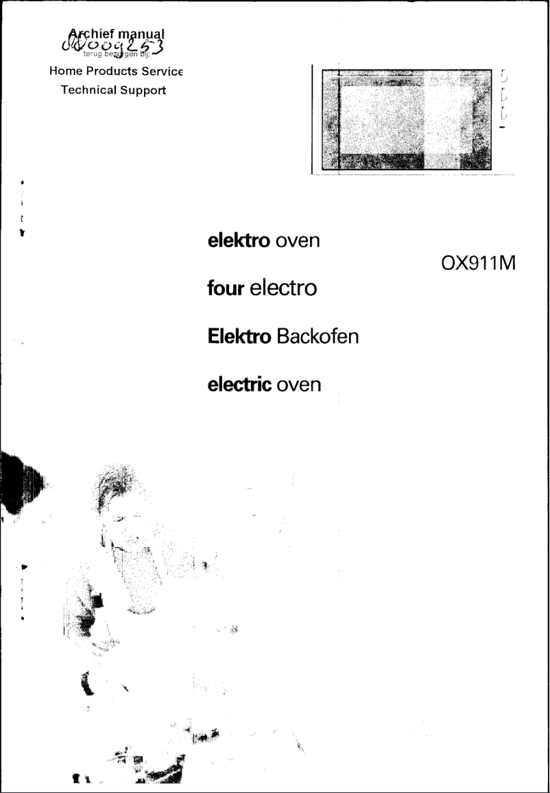 First page image of the manual for OX911M