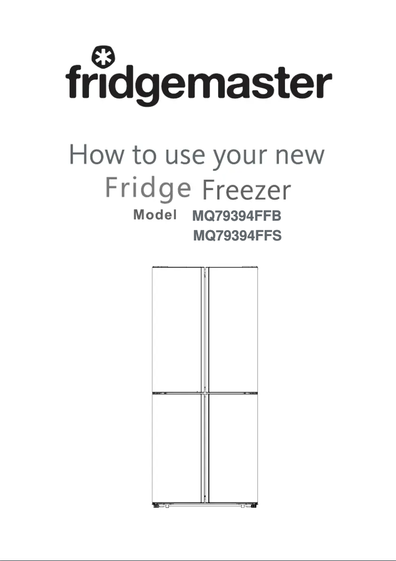 Page 1 of the manual User Manual Fridgemaster MQ79394FFB