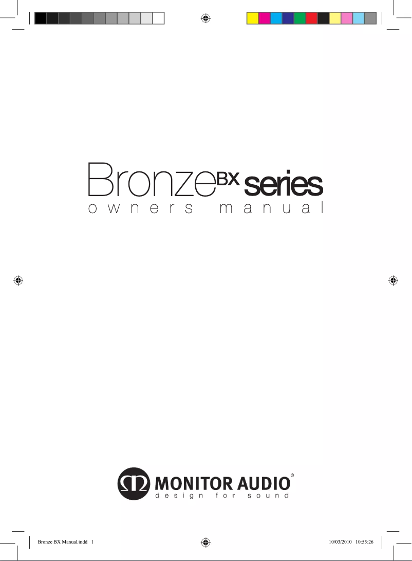 First page image of the manual for BX1