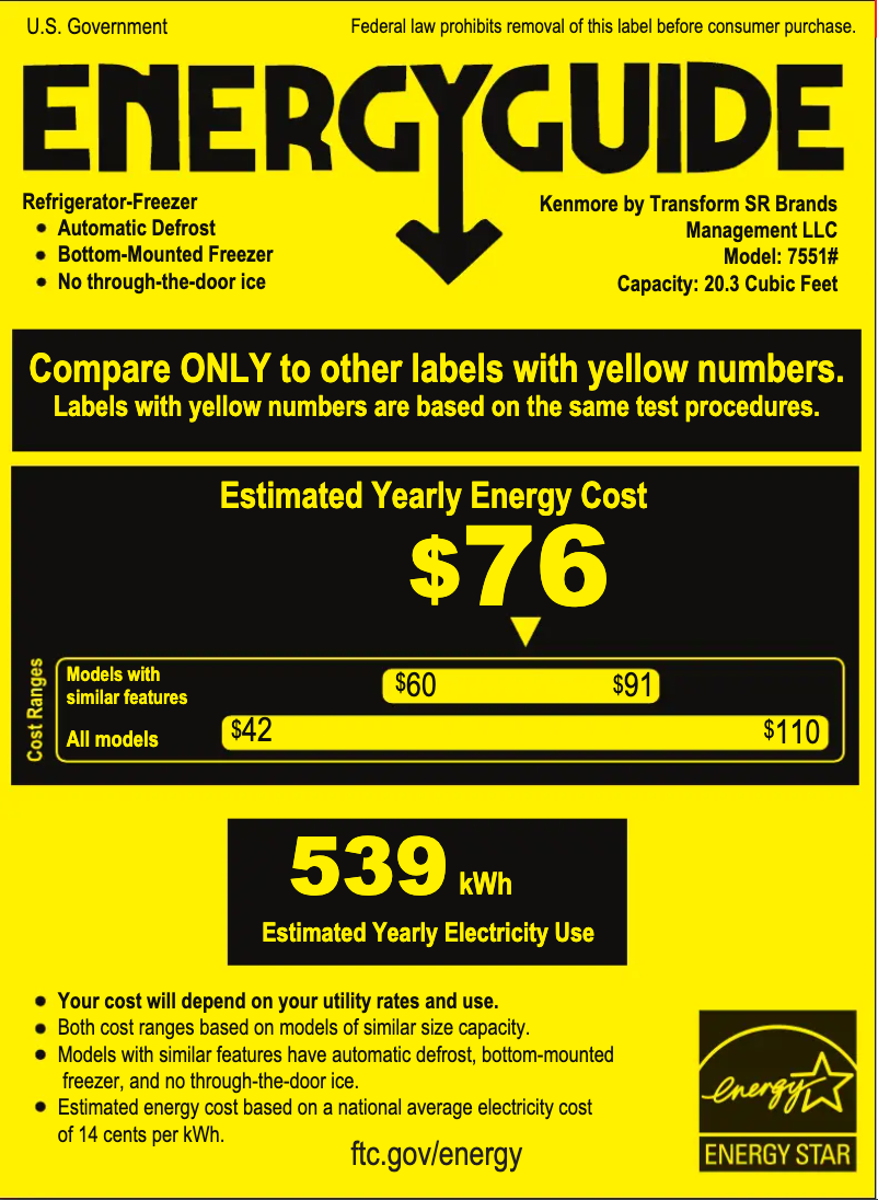 Page 1 of the manual User Manual Kenmore 75515