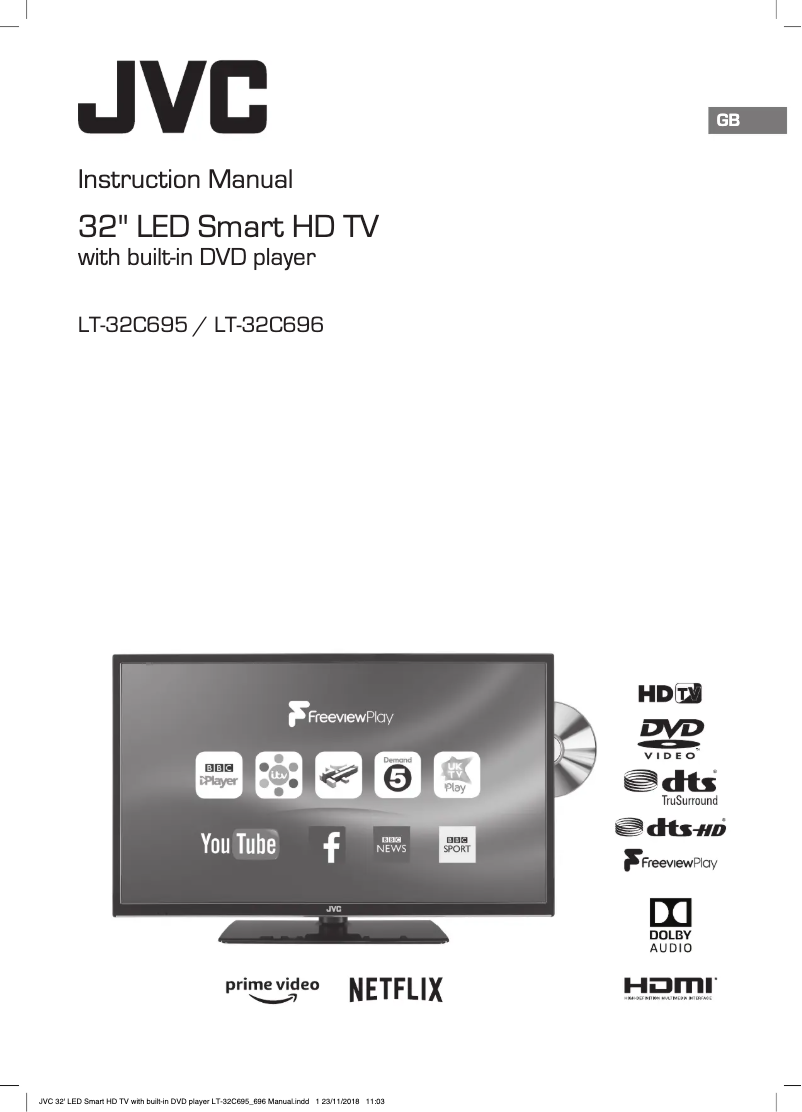First page image of the manual for LT-32C695