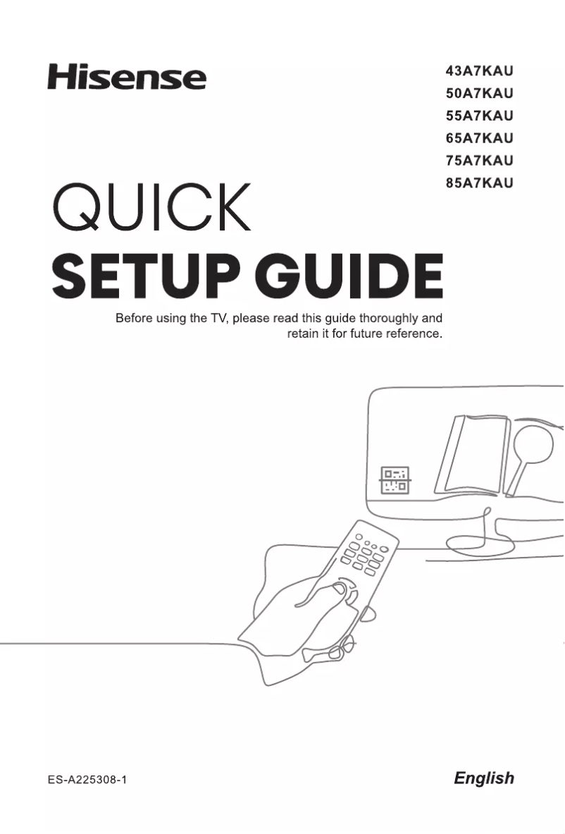 Page 1 of the manual User Manual Hisense 65A7KAU