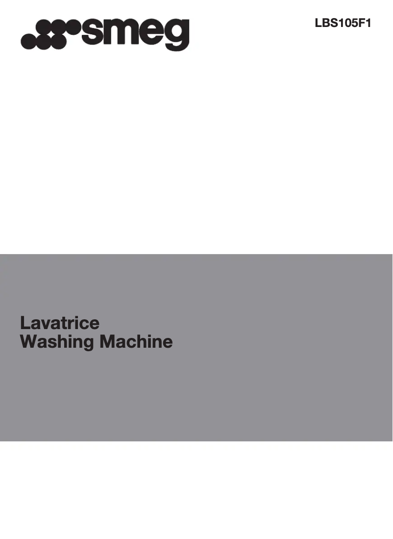 First page image of the manual for LBS105F1