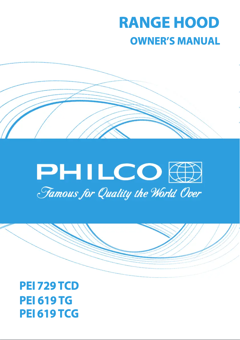 First page image of the manual for PEI 729 TCD