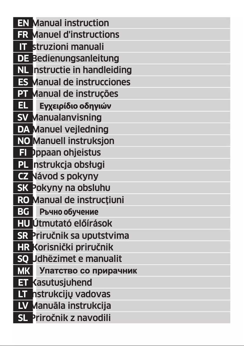 First page image of the manual for RB30J3405S9