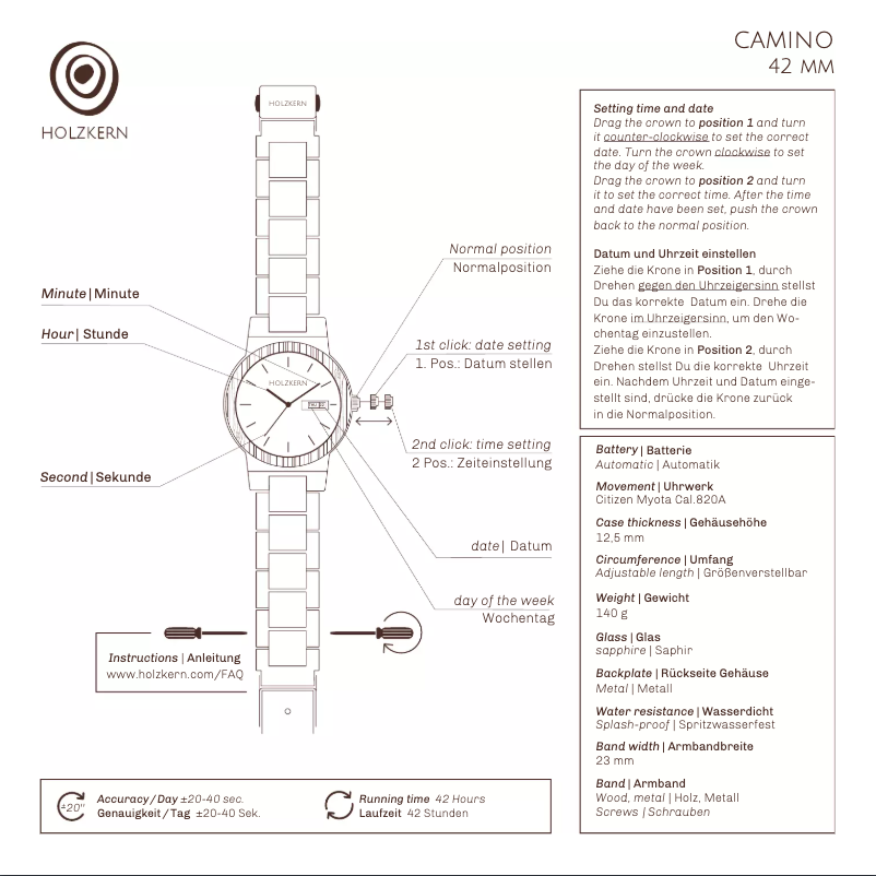 First page image of the manual for Inca