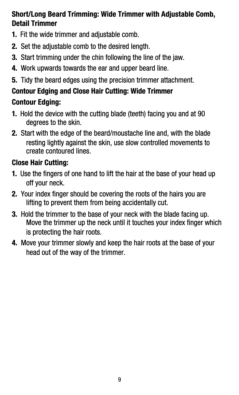 Page 1 de la notice Manuel utilisateur Remington PG6170AU