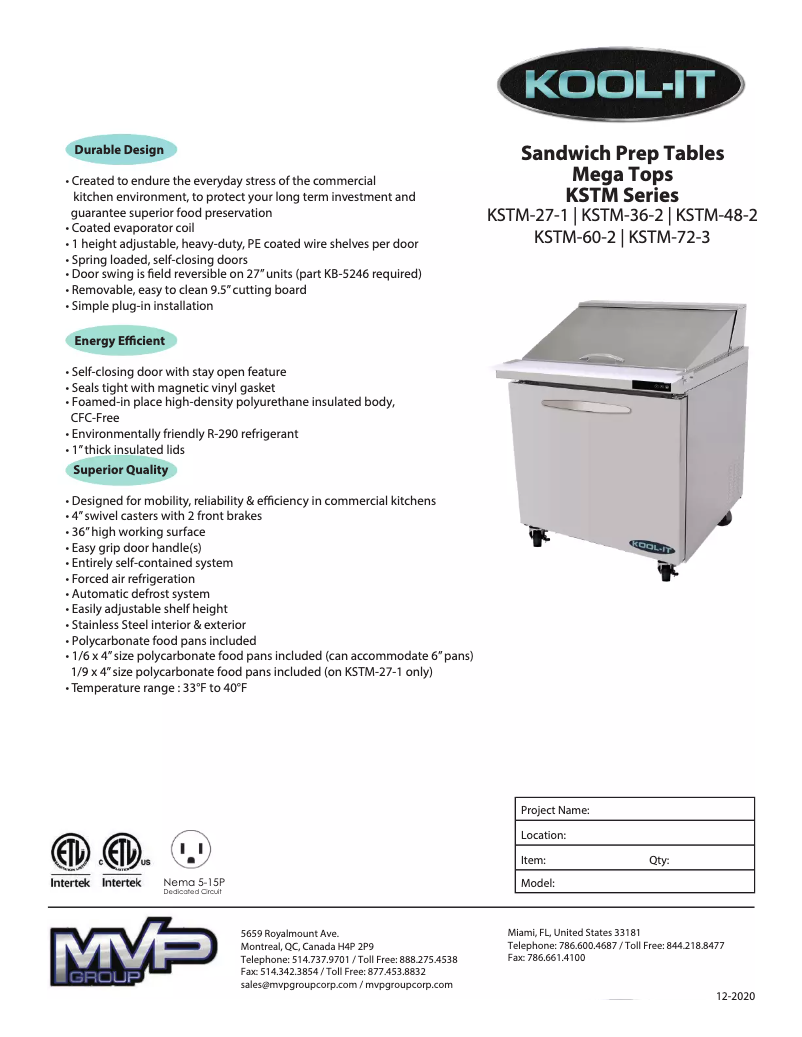 First page image of the manual for KSTM-36-2