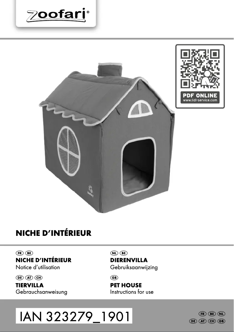 First page image of the manual for IAN 323279