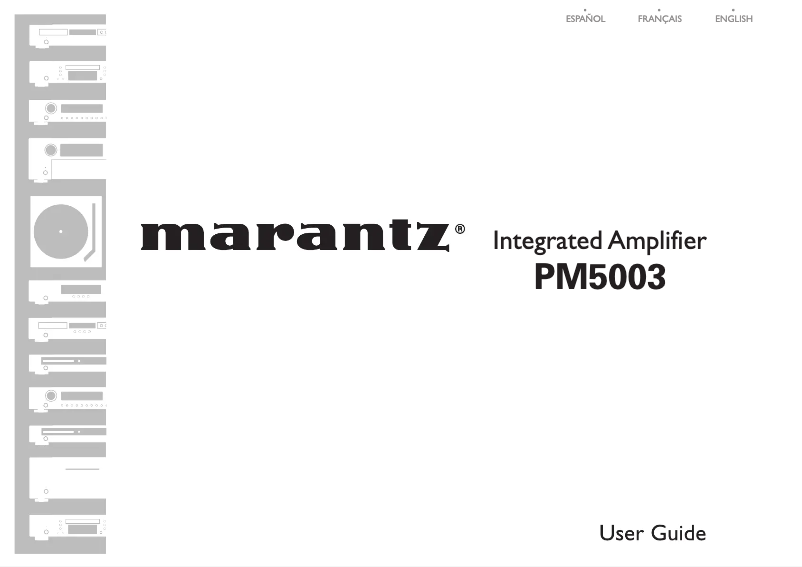 First page image of the manual for PM5003