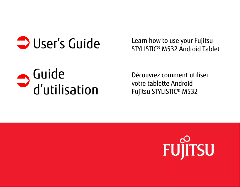 Page 1 of the manual User Manual Fujitsu Stylistic M532