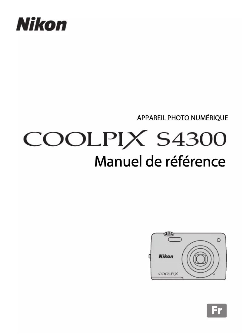 First page image of the manual for Coolpix S4300