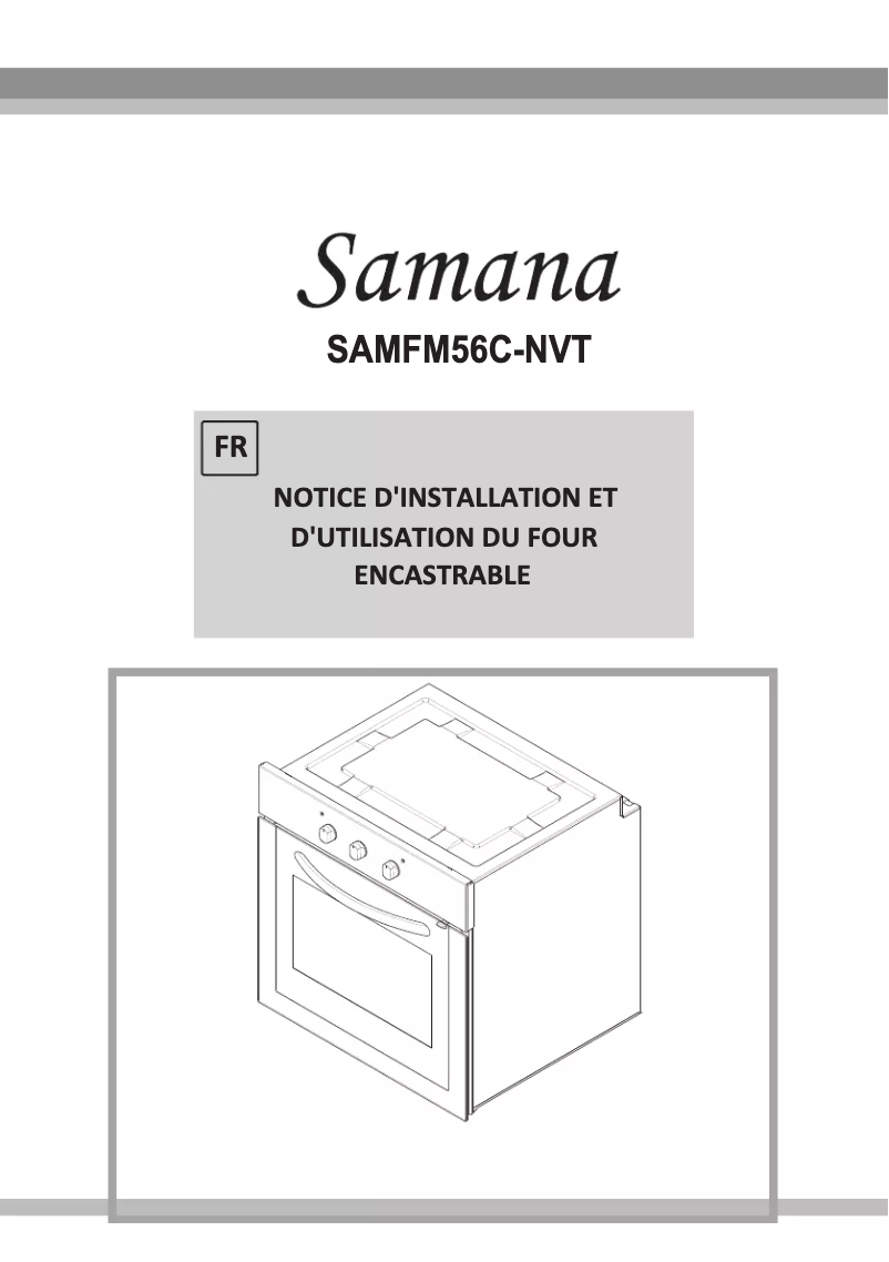 Page 1 of the manual User Manual Samana SAM FM 56C NVT