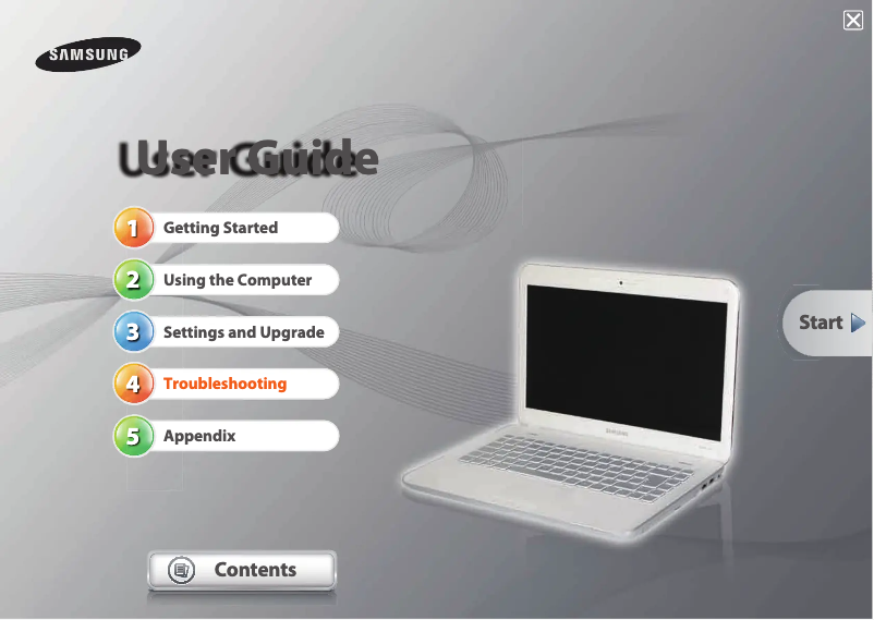 Page 1 of the manual User Manual Samsung NP-X430