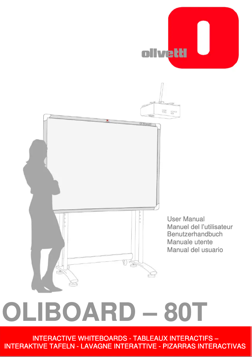 First page image of the manual for Oliboard Touch