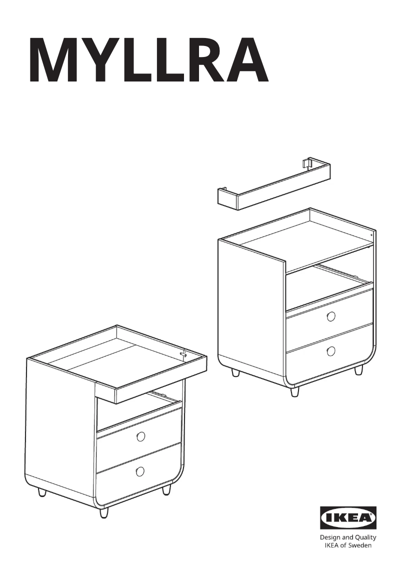 Page 1 of the manual User Manual Ikea MYLLRA 704.835.80