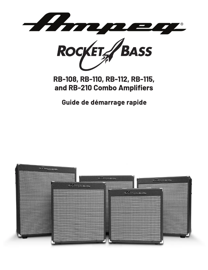 Image de la première page du manuel de l'appareil Rocket Bass RB-112