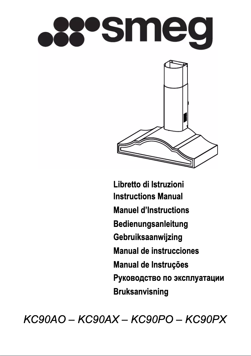 First page image of the manual for KC90PX