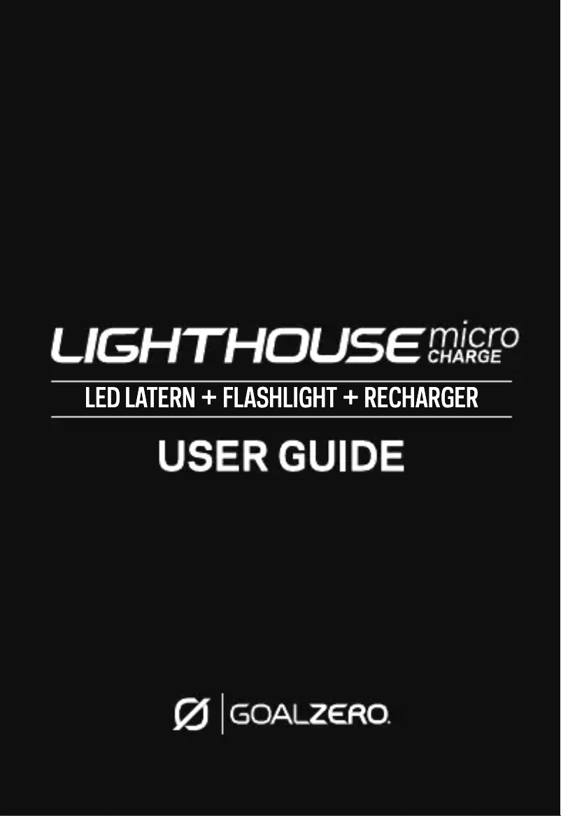 First page image of the manual for Lighthouse