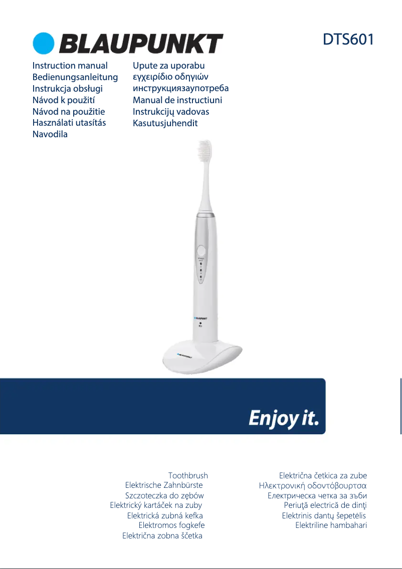 First page image of the manual for DTS601