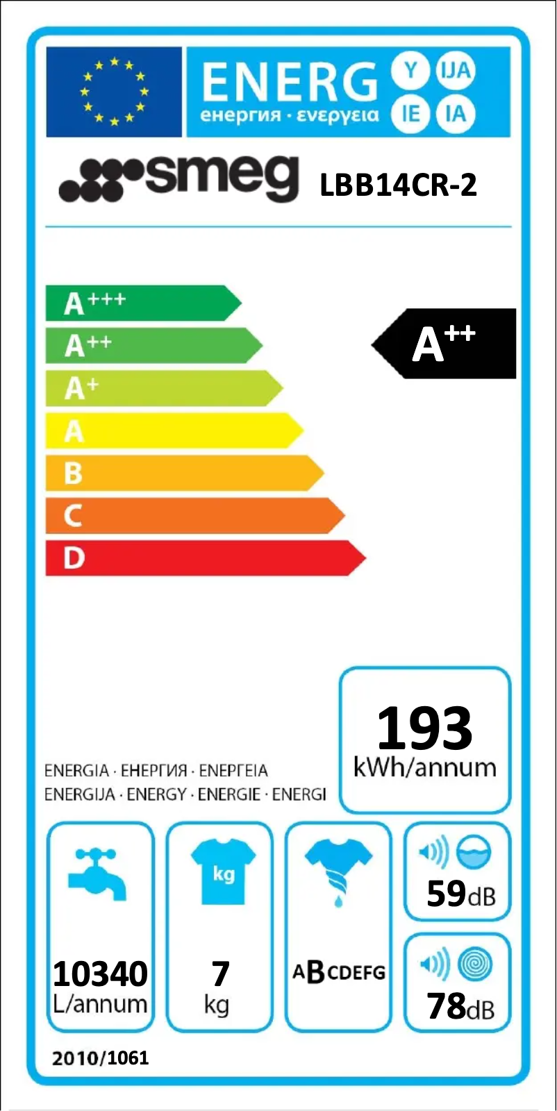 First page image of the manual for LBB14CR-2