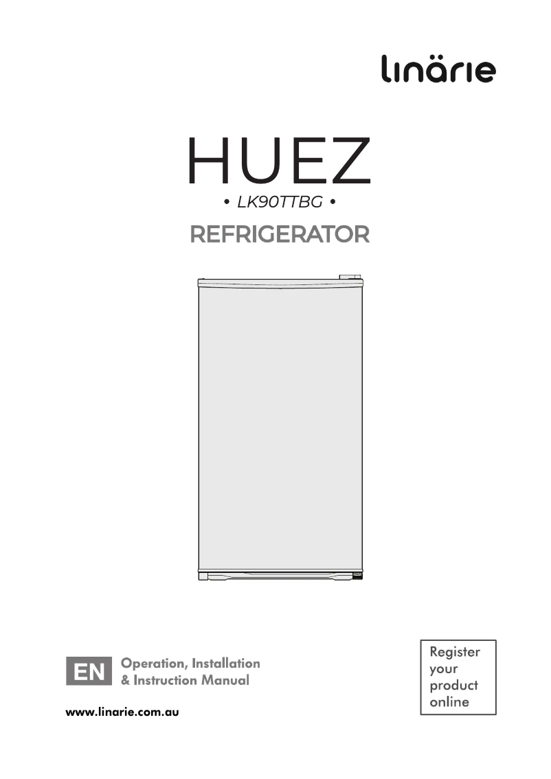 Page 1 of the manual Technical Sheet Linarie Huez LK90TT