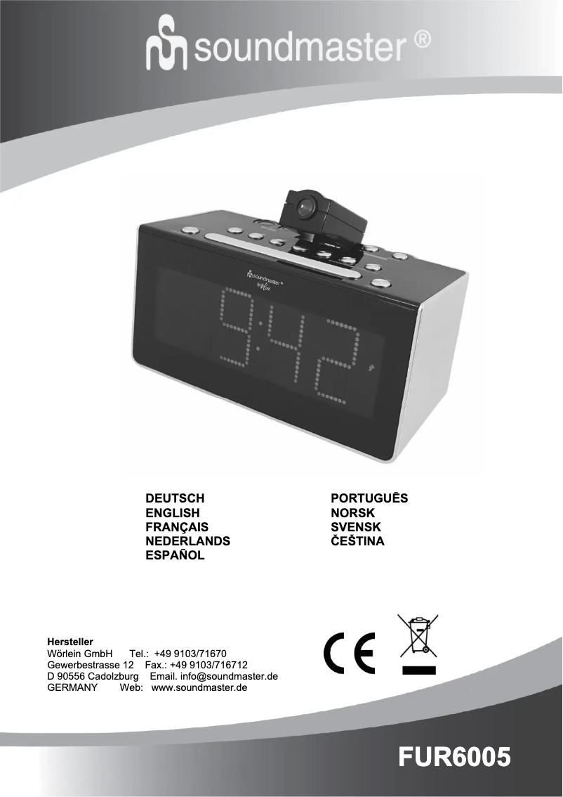 First page image of the manual for FUR6005